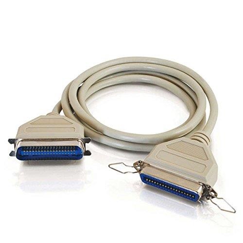 C2G 02677 Centronics 36 M/F Parallel Printer Extension Cable, Beige (6 Feet, 1.82 Meters)