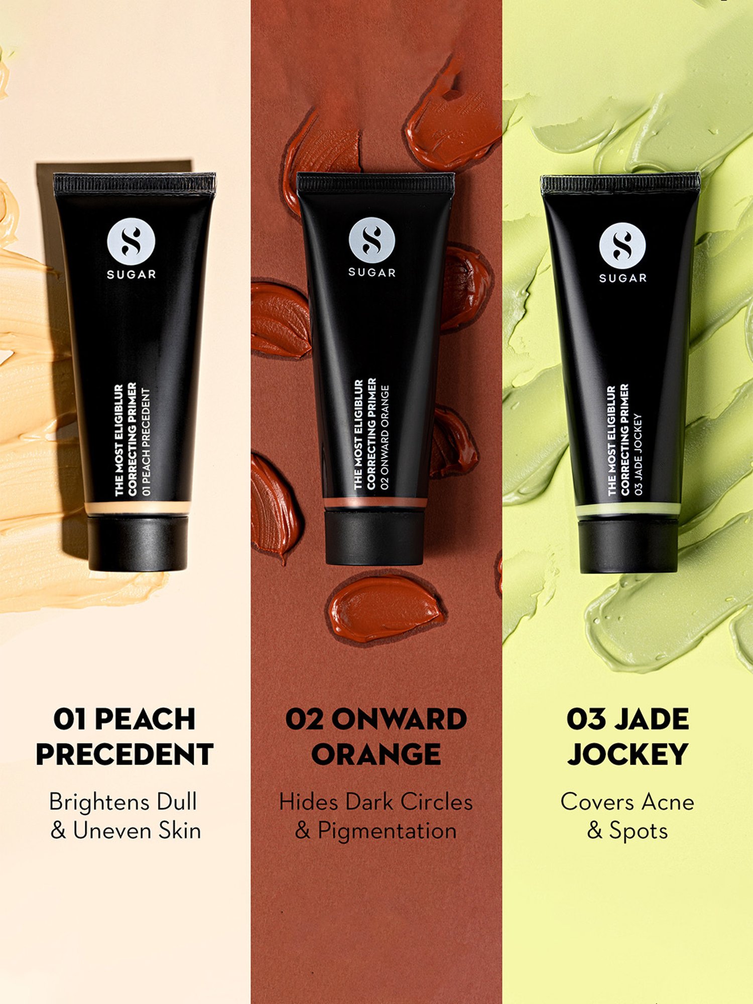 SUGAR Cosmetics The Most Eligiblur Correcting Primer 01 Peach Precedent - 30 gm