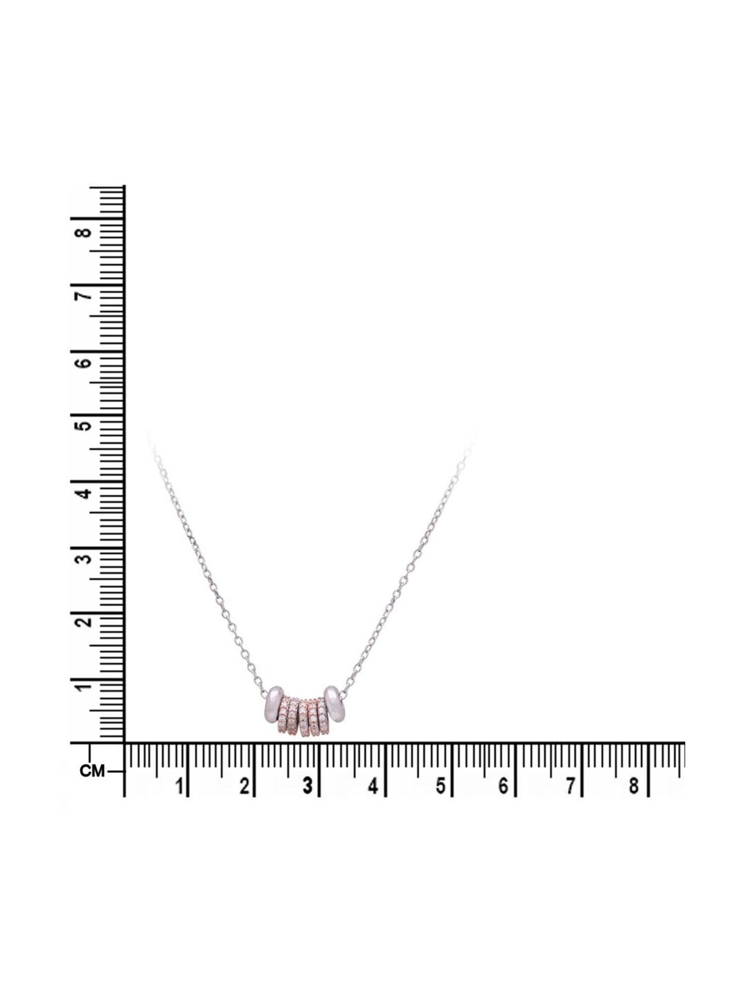 Anayra 92.5 Sterling Silver Pendant with Chain for Women