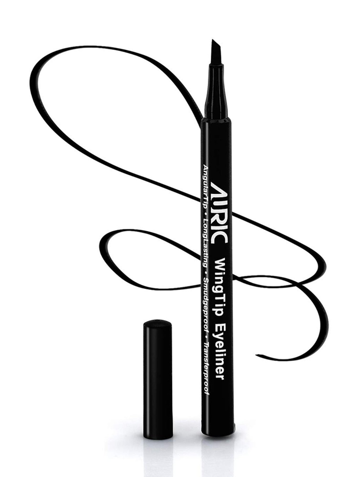 Auric Beauty Wing Tip Eyeliner Matt Black - 1.2 ml