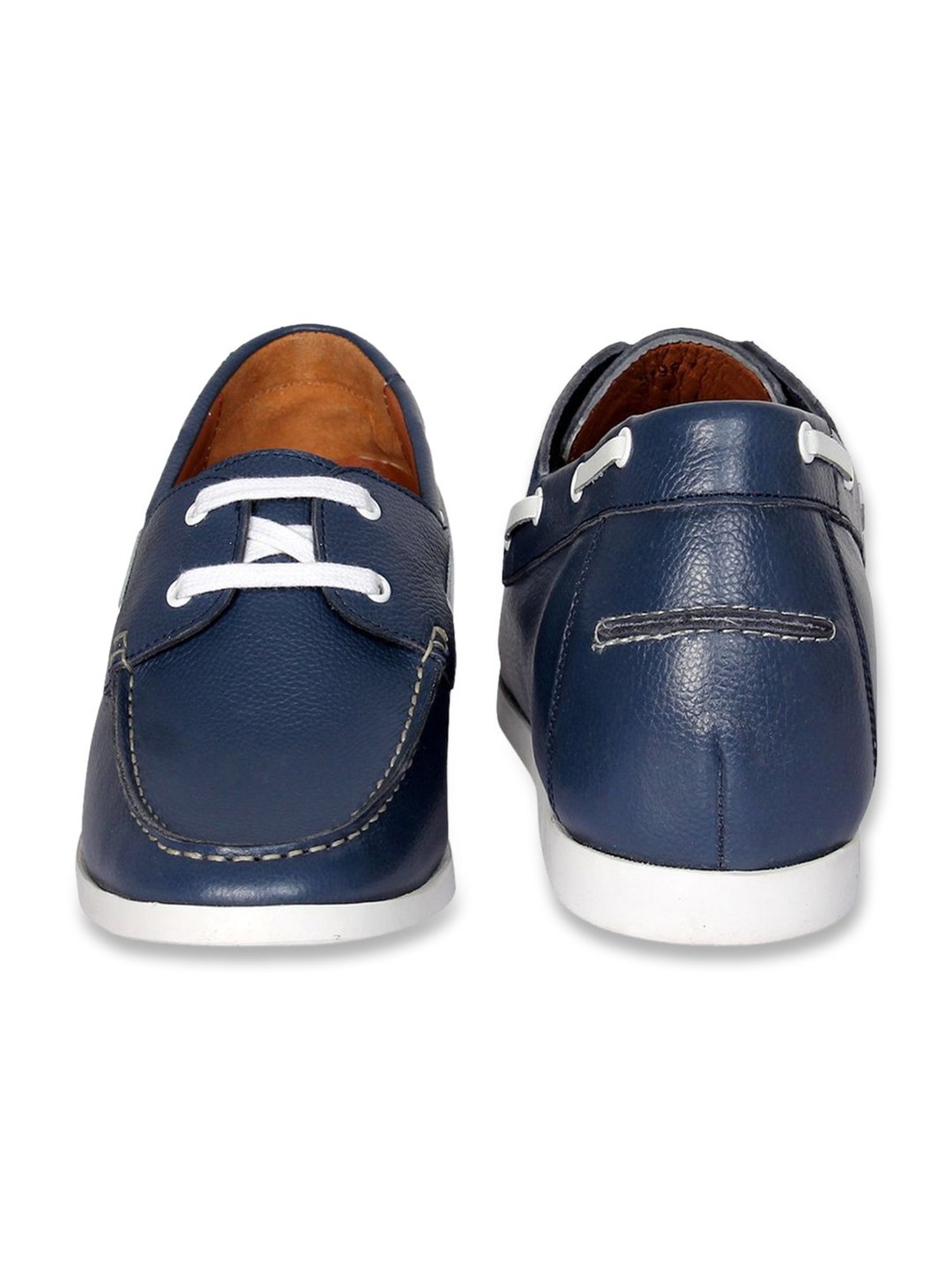 Celby Men's Height Increasing Blue Boat Shoes
