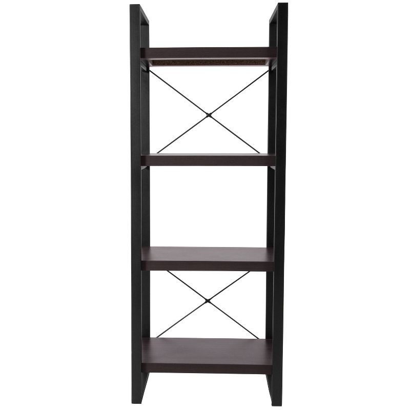 62" Thompson Bookshelf Gray - Riverstone Furniture