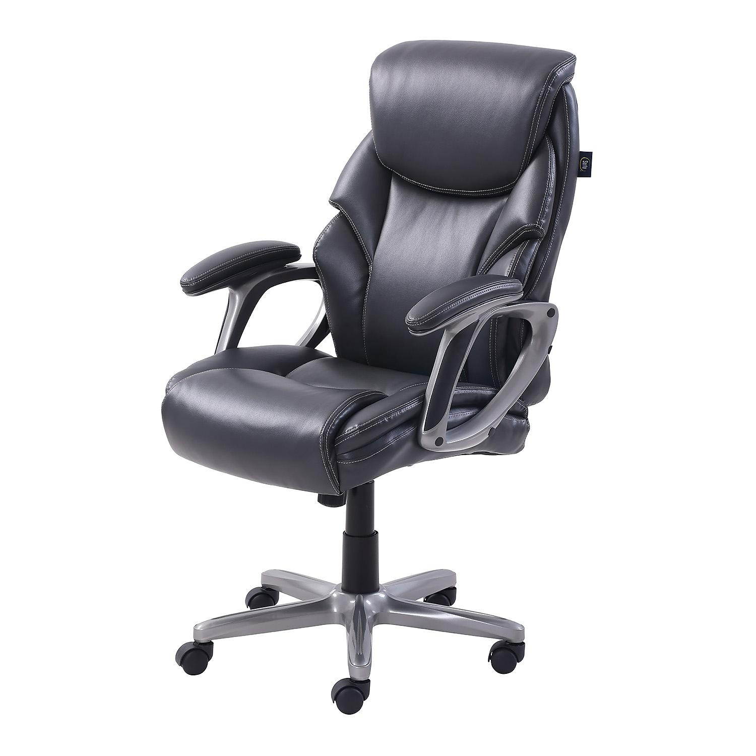 Serta Manager's Office Chair, Black (Supports up to 250 Pounds)