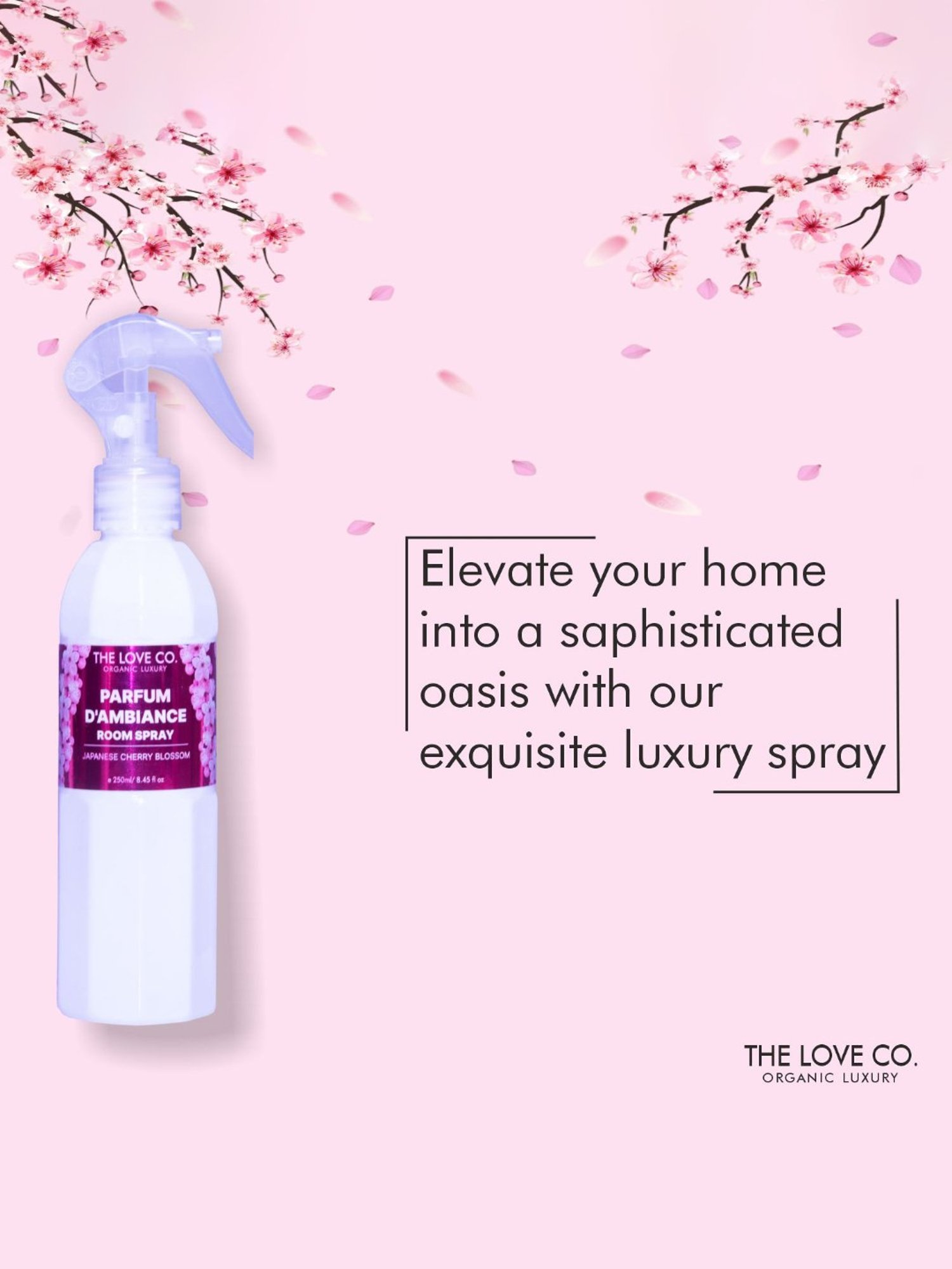 The Love Co. Parfum D'Ambiance Room Spray - 250 ml