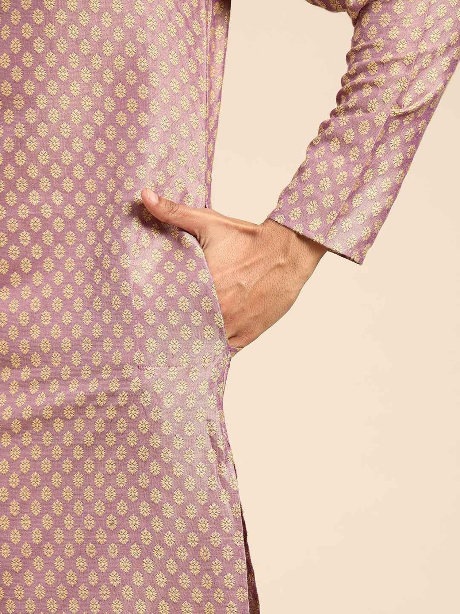 Sanwara White Regular Fit Chikankari Kurta & Churidar Set