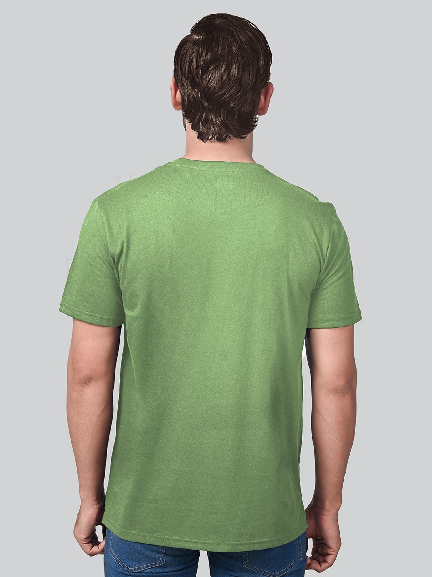 Lux Nitro Black & Green Regular Fit T-Shirt