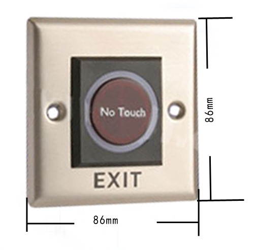 Infrared Sensor Switch No Touch Contactless Door Release Exit Button with LED Indication