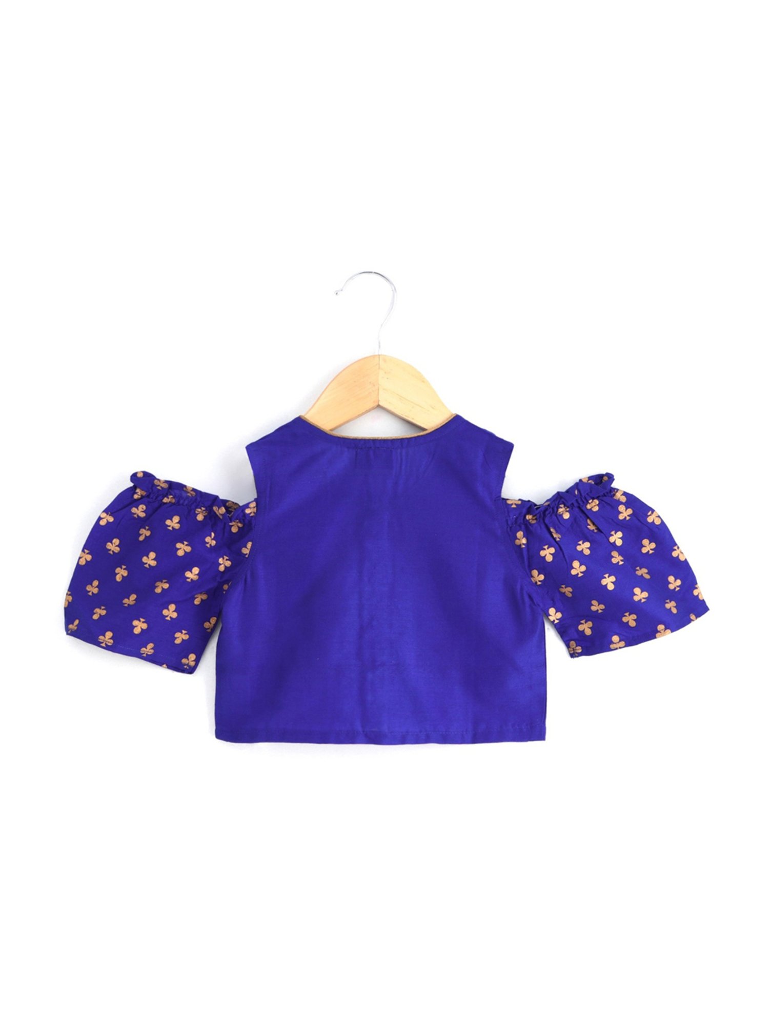 TWISHA Kids Blue & Pink Printed Top Set
