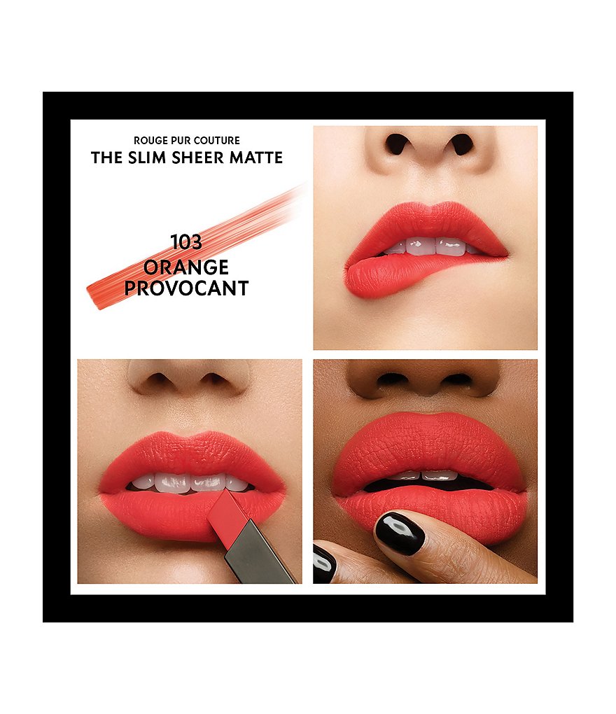 Yves Saint Laurent Beaute Rouge Pur Couture The Slim Sheer Matte Lipstick