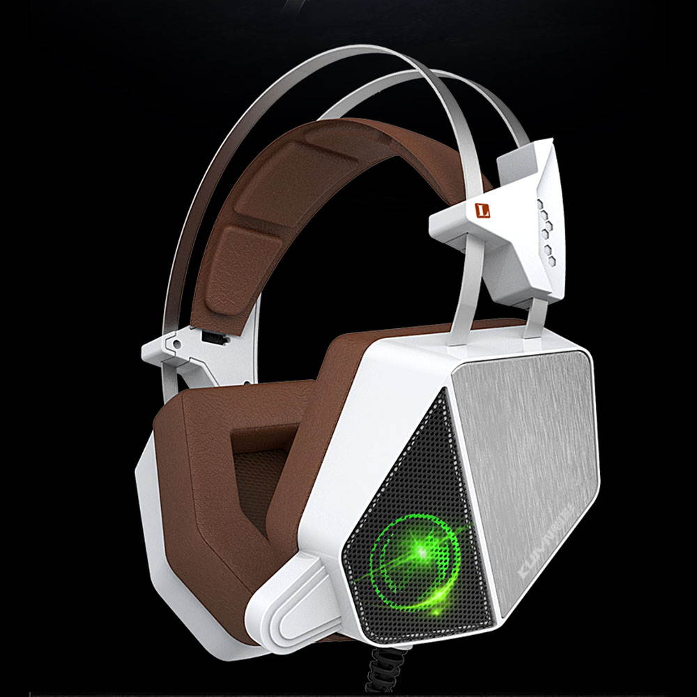 Stereo Bass Gaming Headphones Headset with Microphone USB for PC Laptop Skype Game