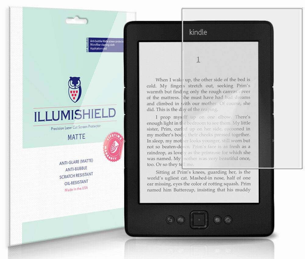iLLumiShield Anti-Glare Matte Screen Protector 3x for Amazon Kindle 7" (2012)