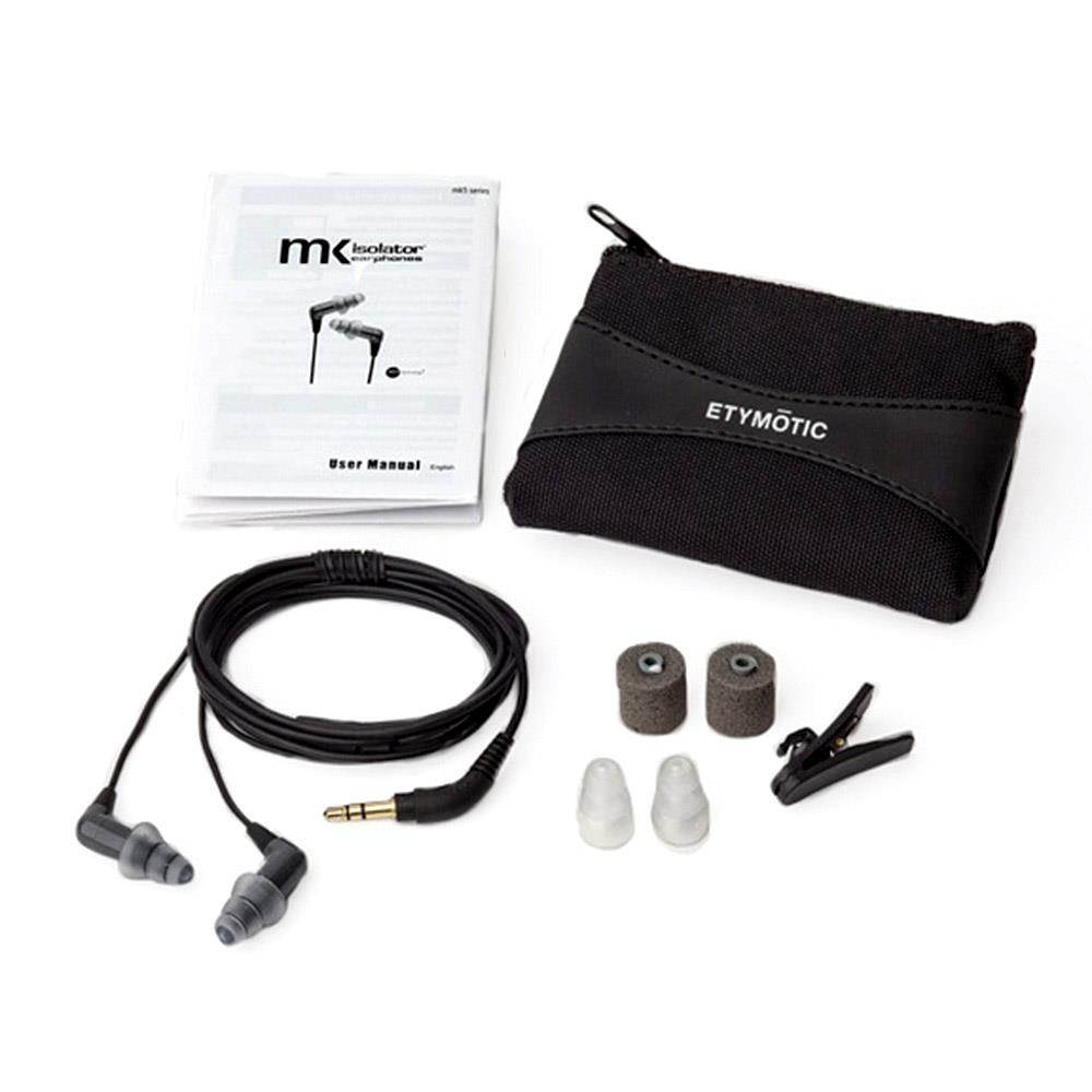 Etymotic Research MK5 Isolator Low Profile Noise-Isolating In-Ear Earphones