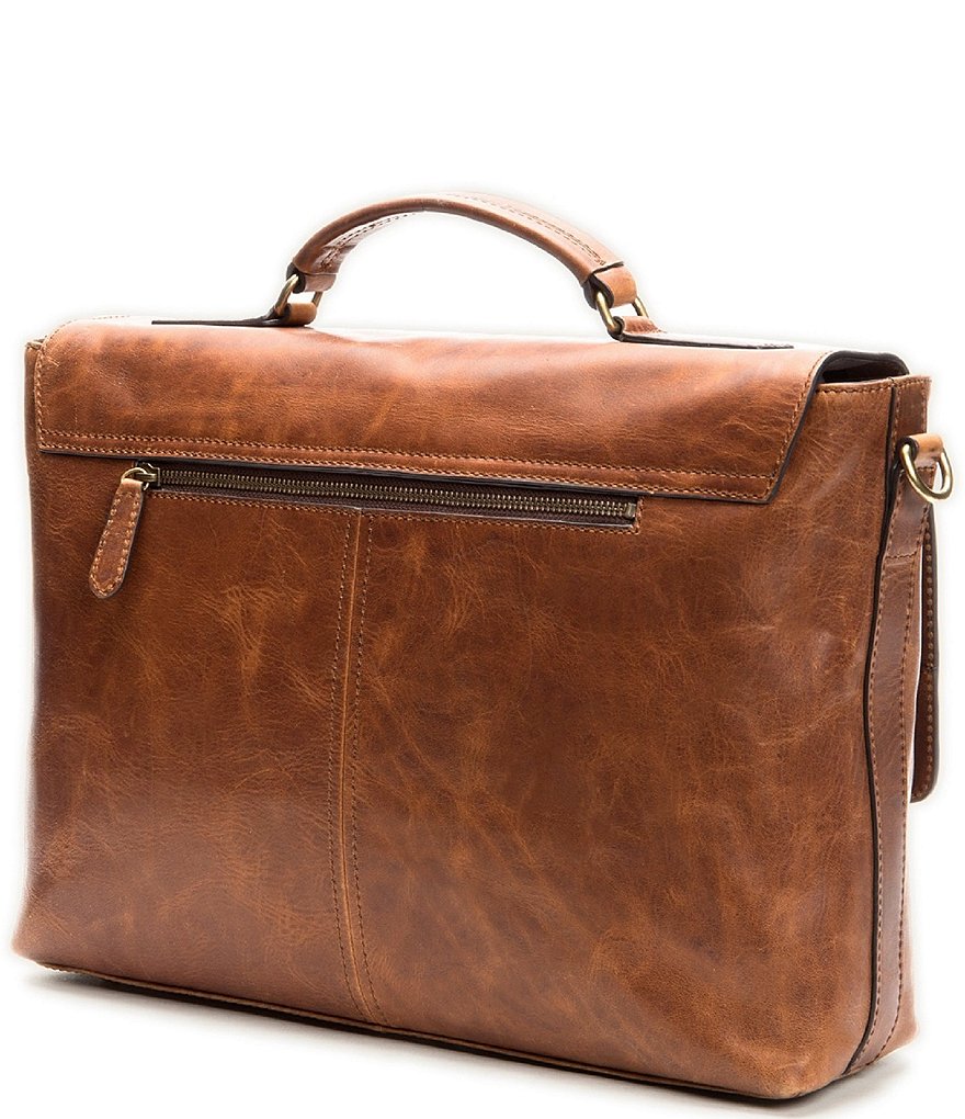 Frye Logan Top Handle Leather Briefcase