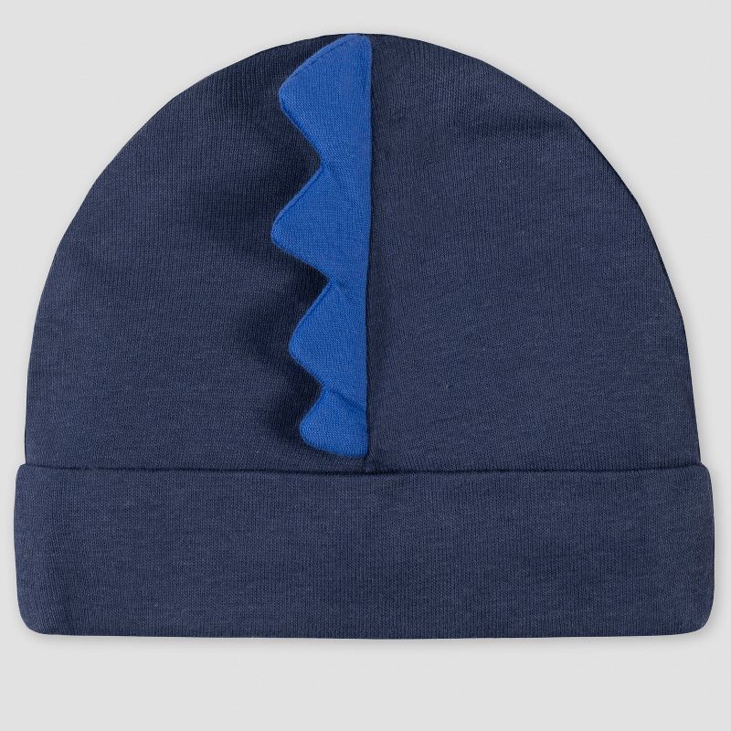 Yoga Sprout Baby Boy Cotton Caps 3pk, Fox, 0-6 Months