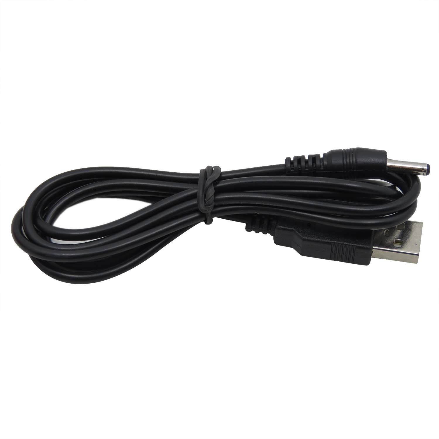 CableDeconn USB A to DC 3.5 mm/1.35 mm 5 Volt DC Barrel Jack Power Cable
