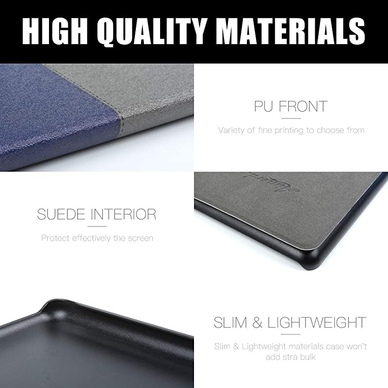 Print Case for AllNew Kindle Paperwhite Premium PU Leather Case Smart Slimshell Protective Cover with Auto WakeSleep for Kindle Paperwhite 2018 10th Not fit Paperwhite Prior to 2018