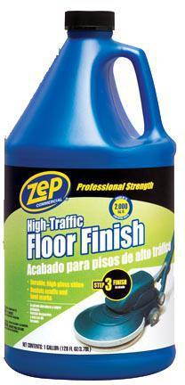 High Traffic Floor Polish, 1 gal Bottle ZUHTFF128EA