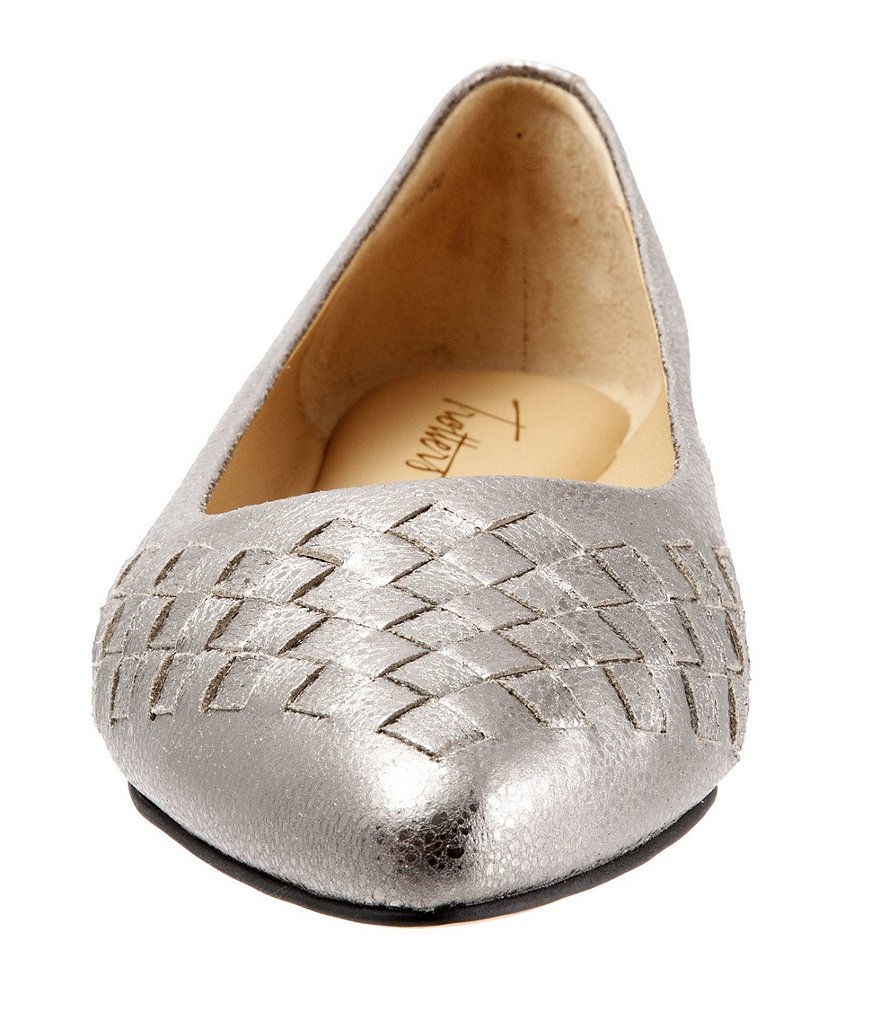 Trotters Estee Woven Leather Flats