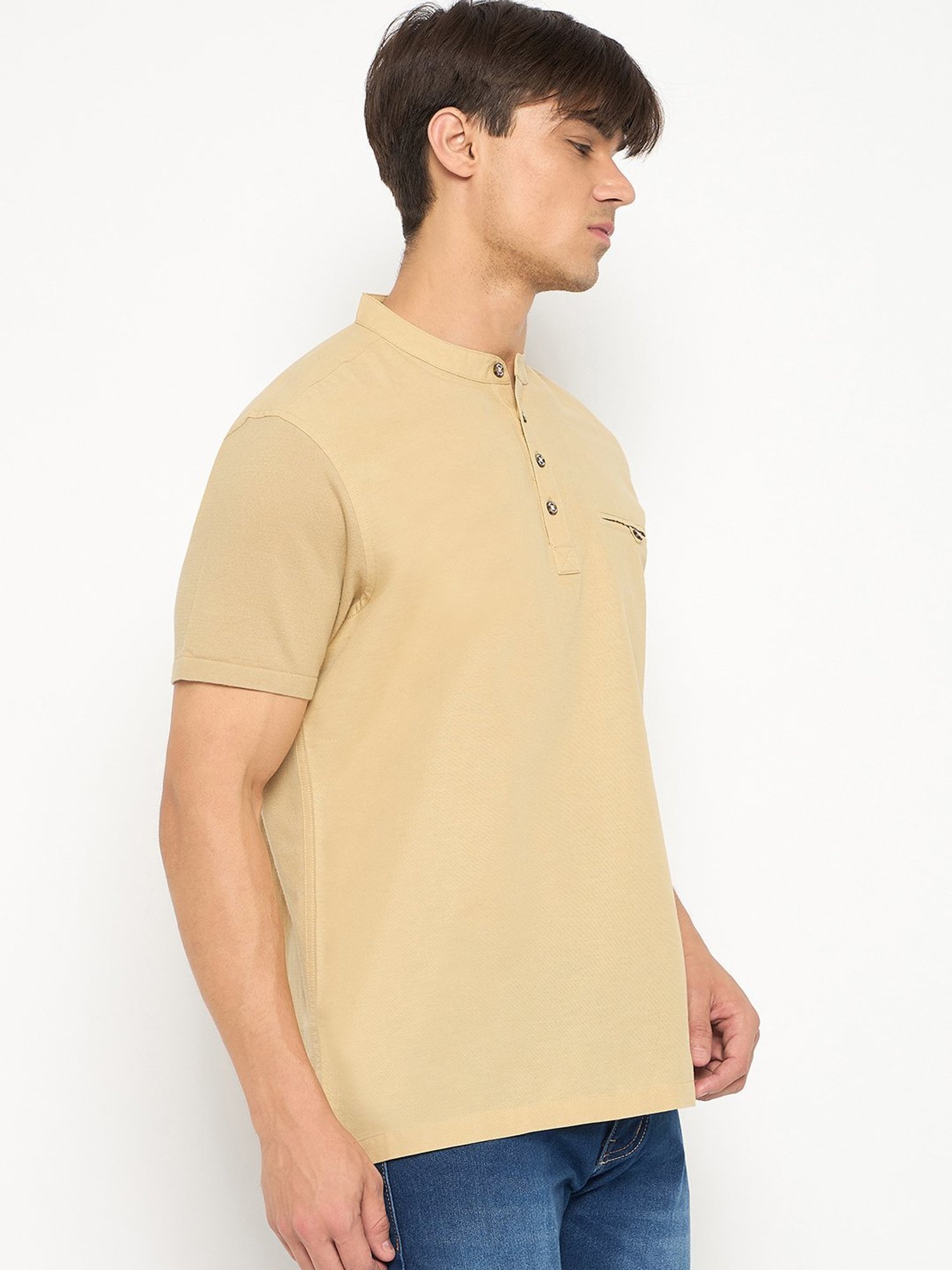 Duke Khaki Slim Fit T-Shirt