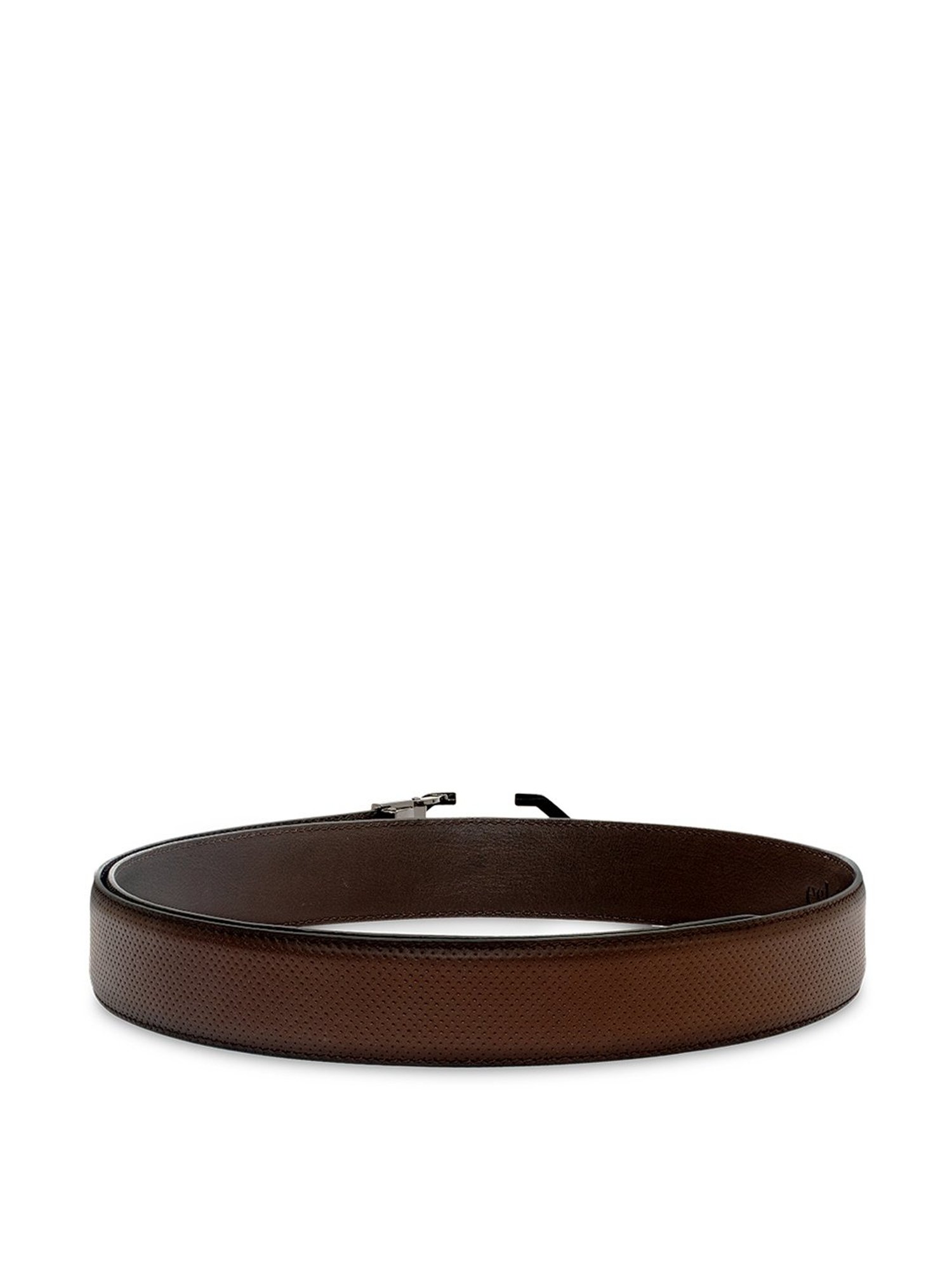 Eske Brown Leather Waist Belt for Men