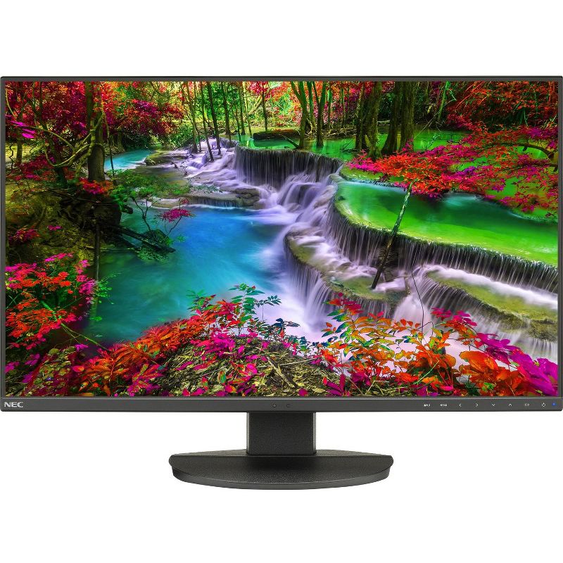 NEC Display MultiSync EA271F-BK 27 Inch Full HD 1920 x 1080 6ms 120Hz 16:9 Integrated Speaker USB Hub Widescreen WLED LCD IPS Monitor - Black