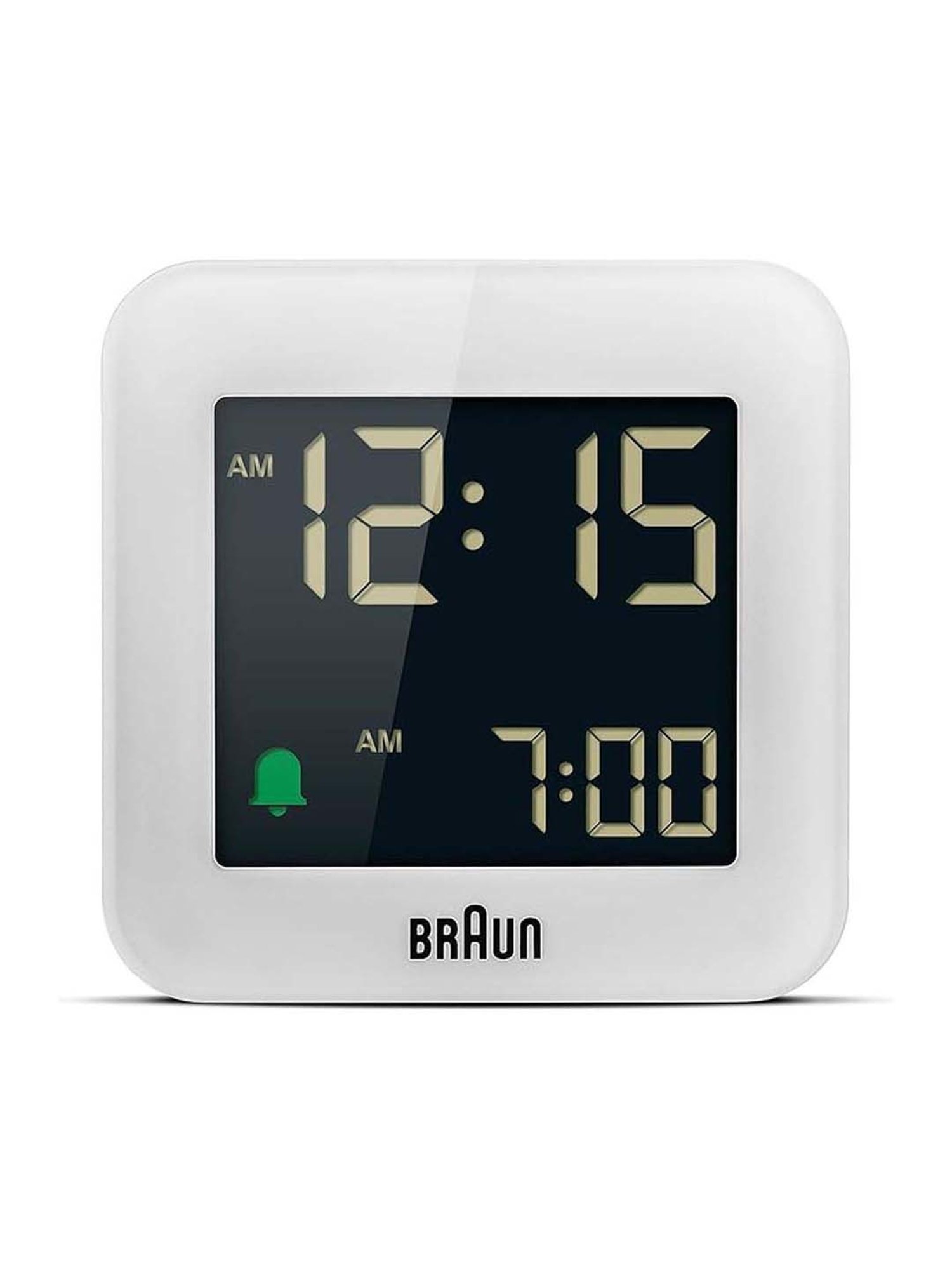 Braun Black Classic Large Analog Wall Clock With Silent Sweep Movement