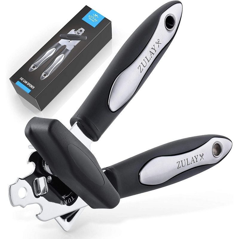 Can Opener With Stainless Steel Blades With Large Turn Knob-Default Title
