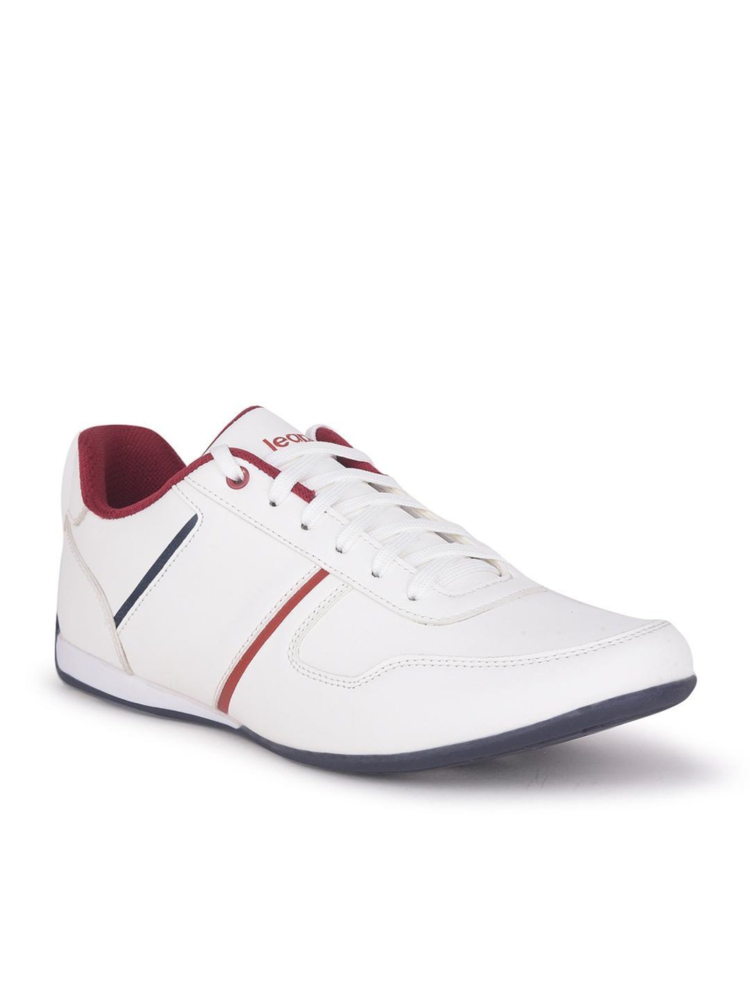 Leap7X by Liberty Men's White Running Shoes