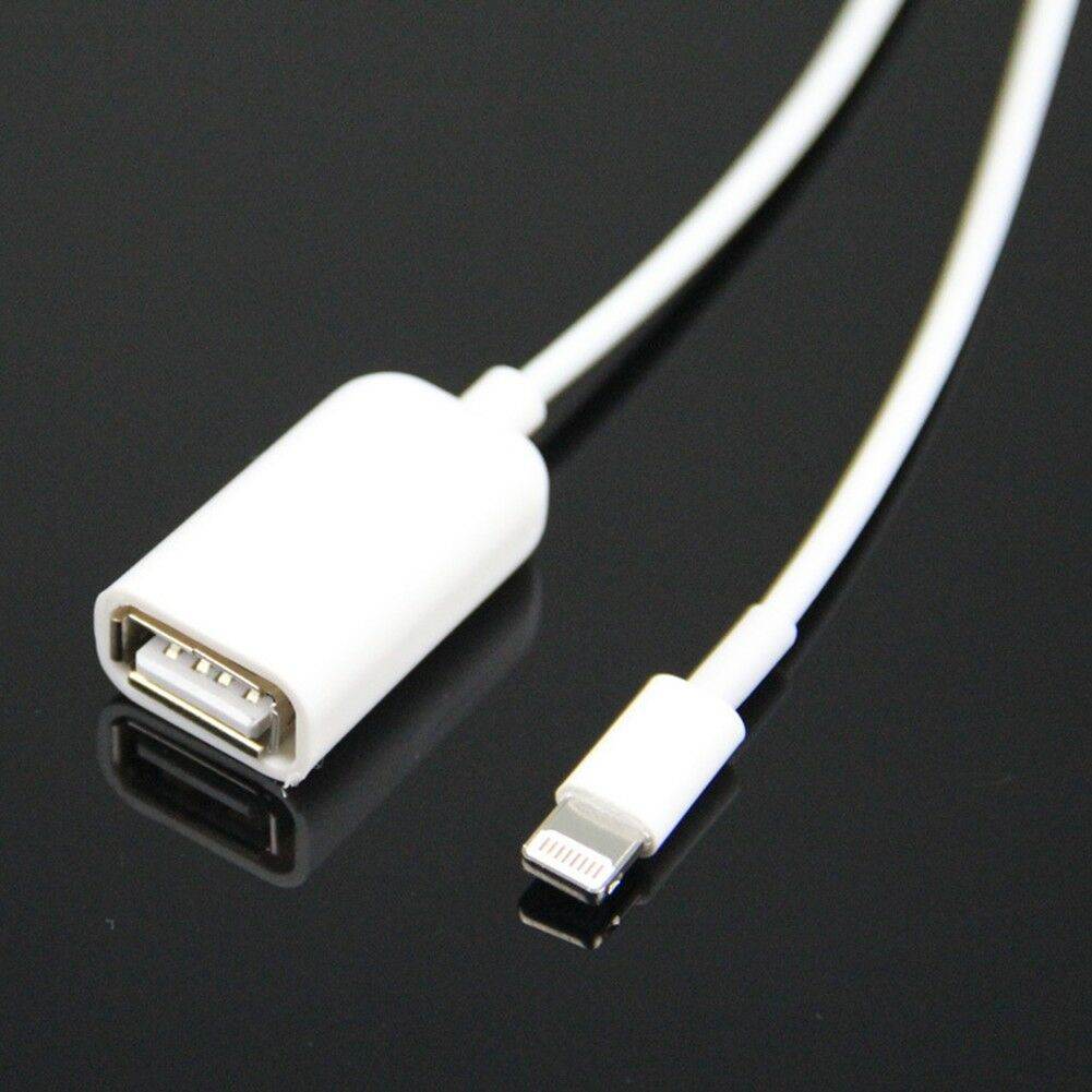 USB A to Apple Lightning 8 PIN Camera Keyboard Adapter Cable OTG iPhone 7 6 Plus 5