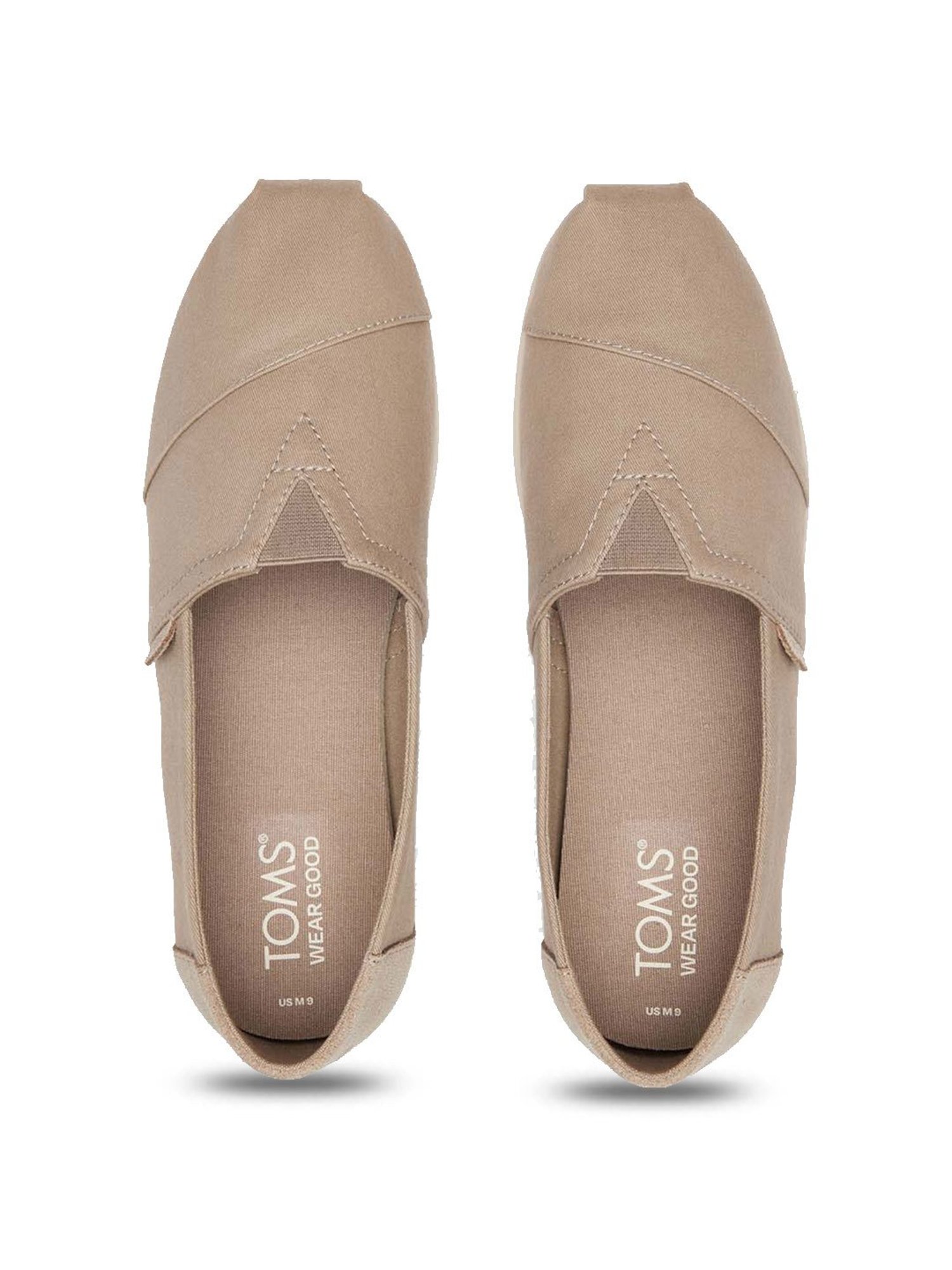 TOMS Men's Beige Casual Loafers