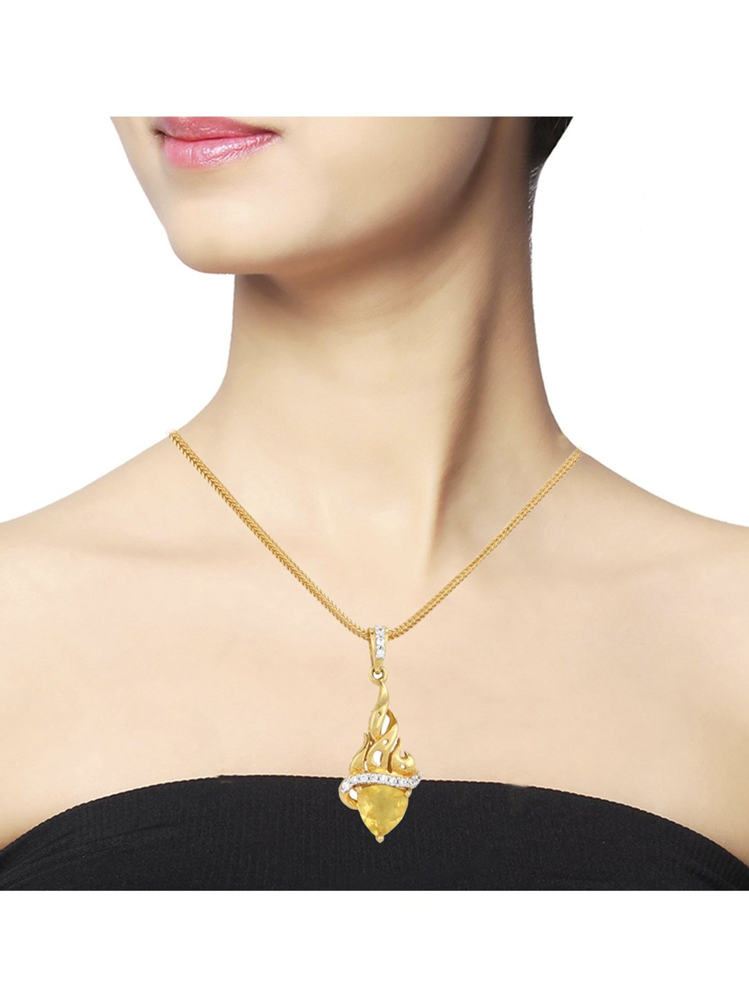 PC Jeweller Deveon 22 kt Gold Pendant without Chain