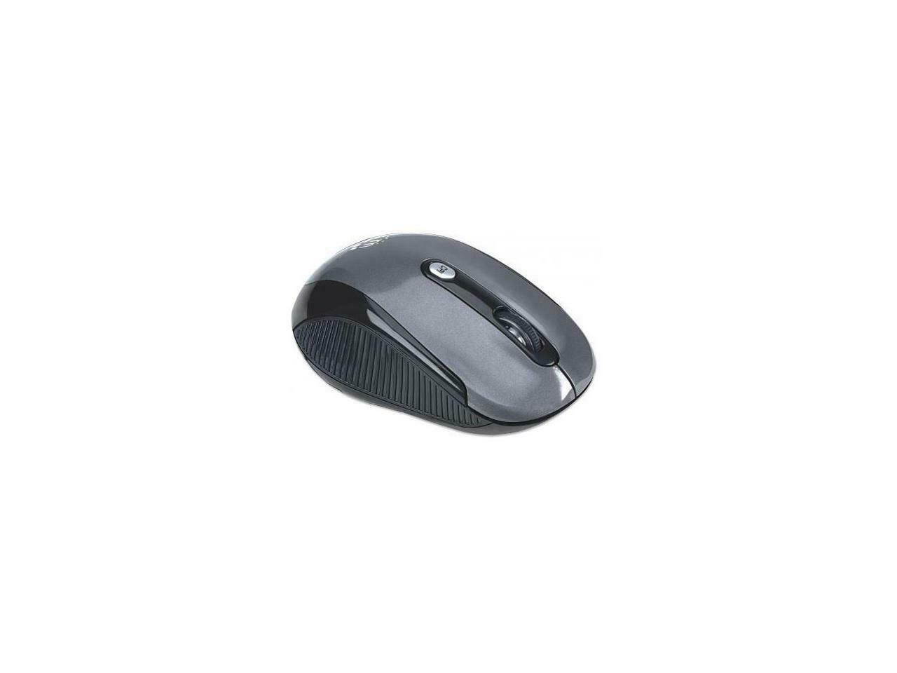 Manhattan 177795 Manhattan performance wireless optical mouse - black/silver