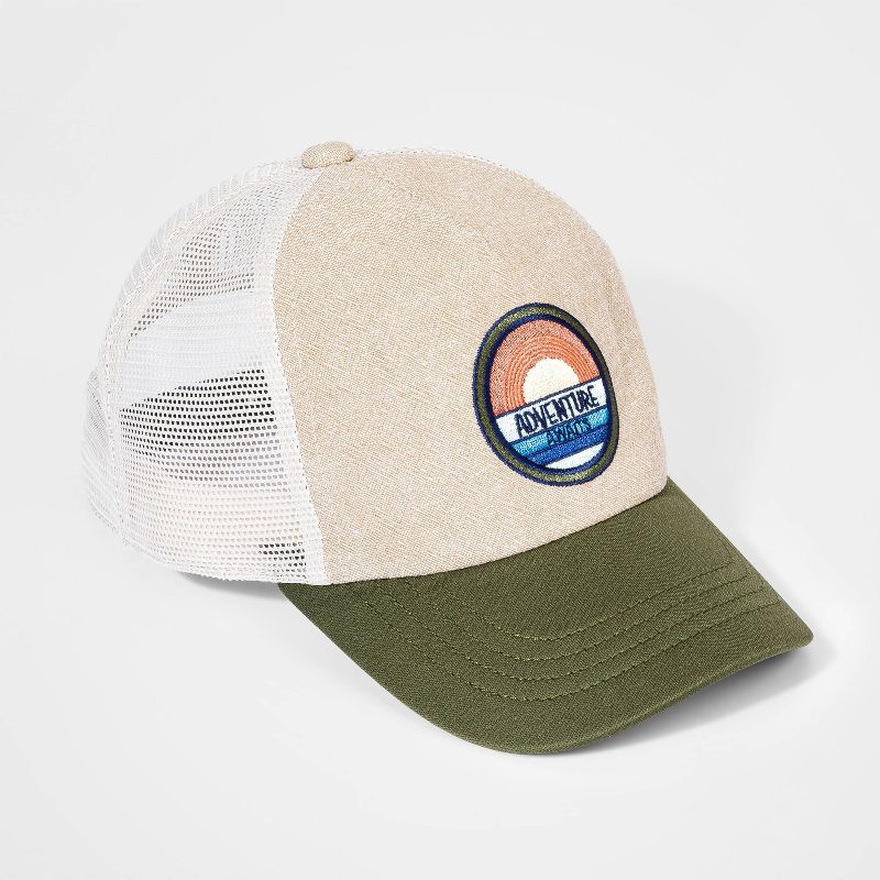 Boys' NASA Flat Brim Baseball Hat - Black