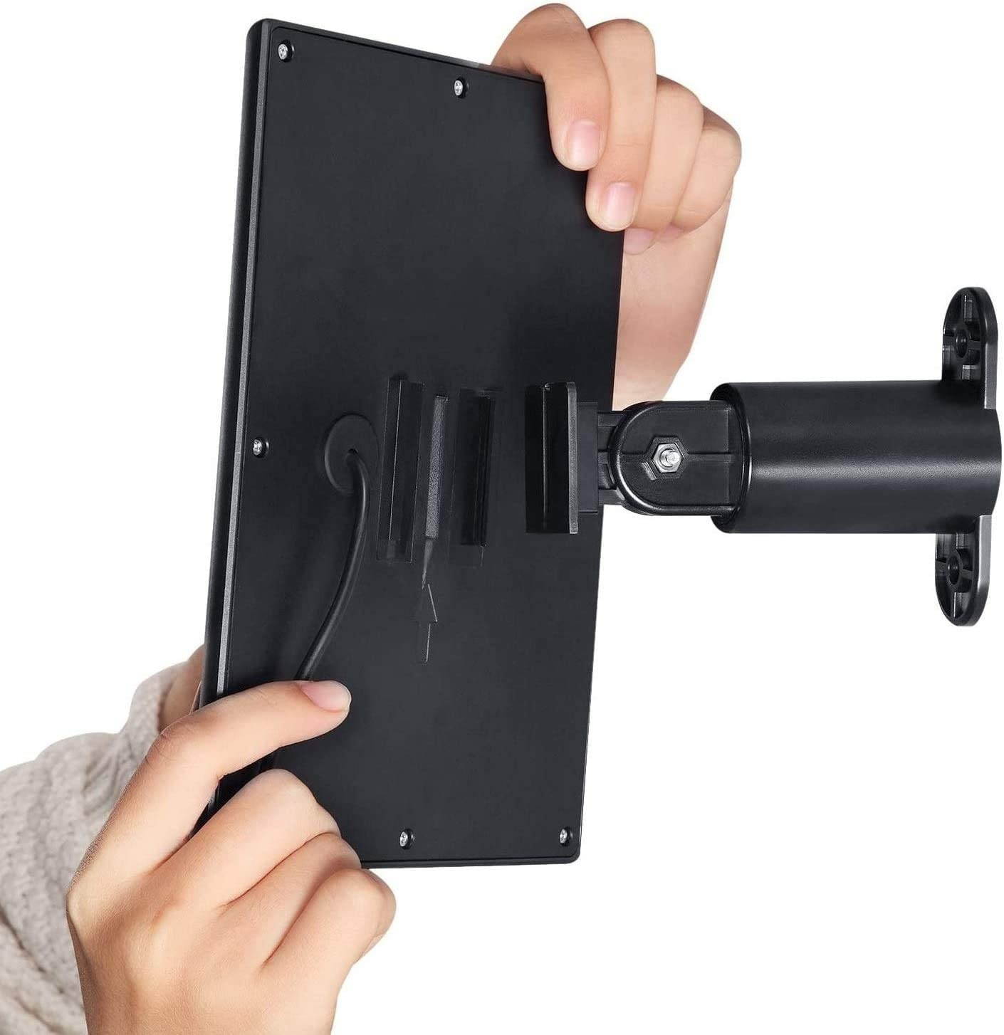 Wasserstein Solar Panel with 13ft Cable Compatible with Eufy Cam 2C and 2C Pro - Power Your Eufy Surveillance Camera Continuously (2 Pack, Black)