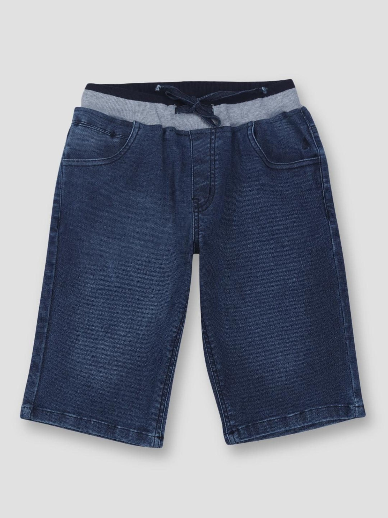 Gini & Jony Kids Navy Regular Fit Bermudas