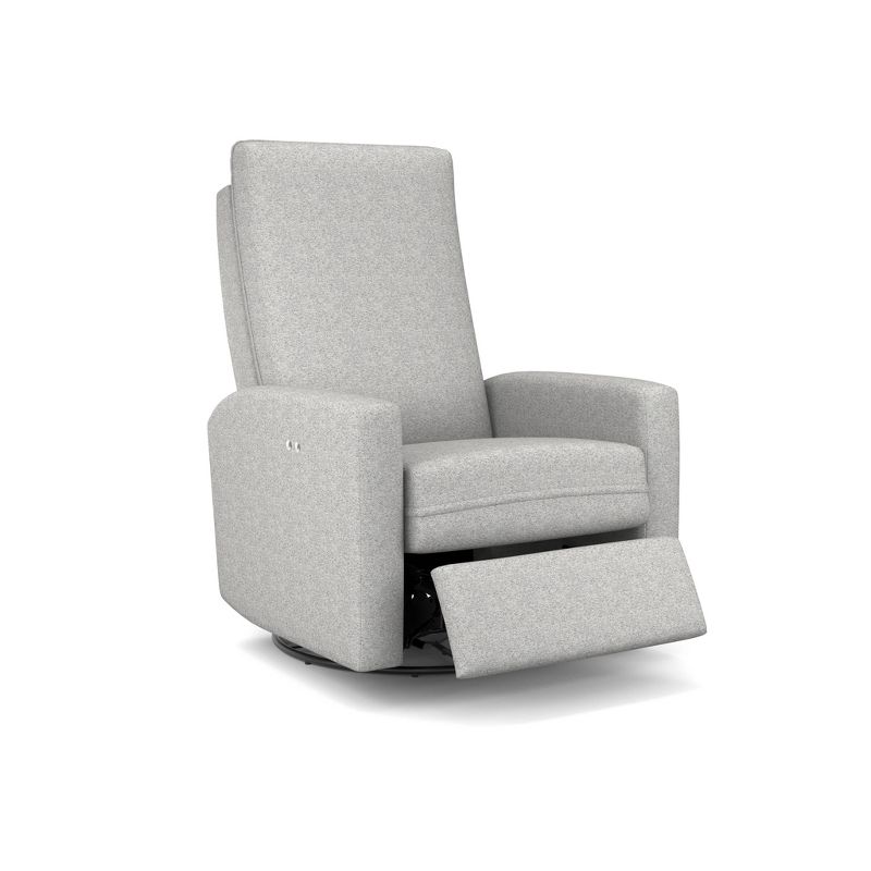 Best Chairs Inc. Calli Power Swivel Glider Recliner - Dove