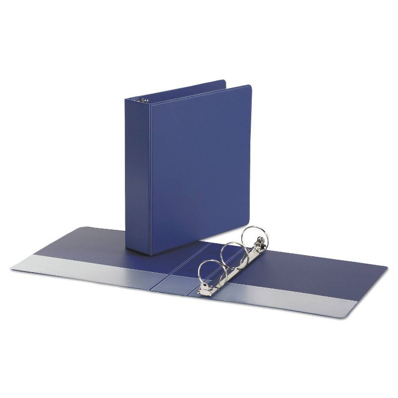 Universal Economy Non-View Round Ring Binder, 2" - Royal Blue