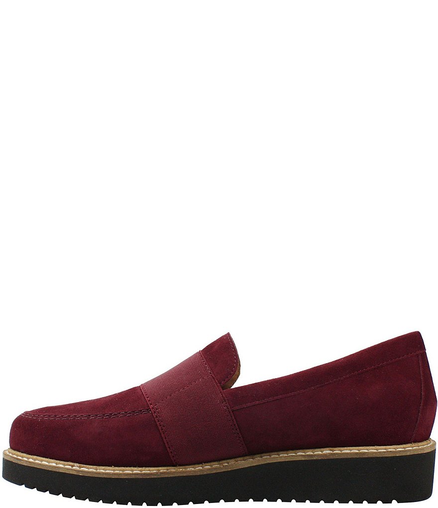L'Amour Des Pieds Xanthus Suede Slip On Loafers