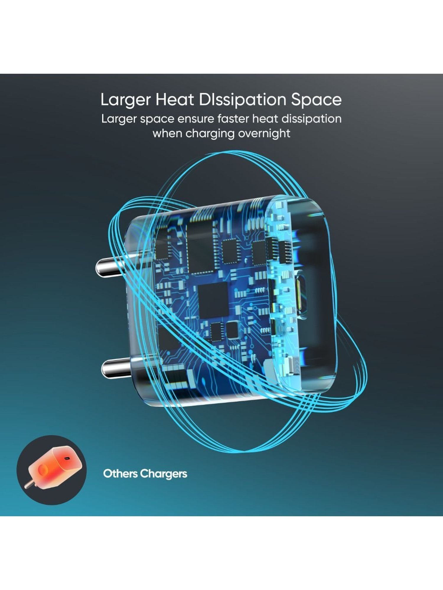 DR VAKU 30W Fast Charger with PD Technology (Black)