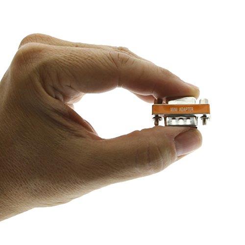 CableMax RS232 Null Modem DB9 Male to DB9 Female Port Protector