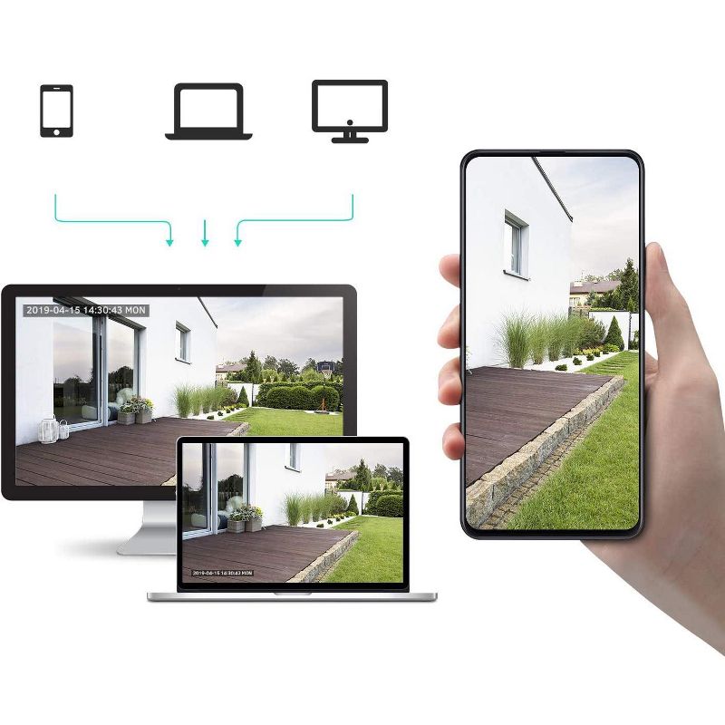 HeimVision HM211 Outdoor Security Camera Wireless, 1080P WiFi Waterproof Surveillance Camera with Floodlight, Night Vision, Siren Alarm, Two-Way Audio, Motion Detection, Cloud Service/ Microsd Support