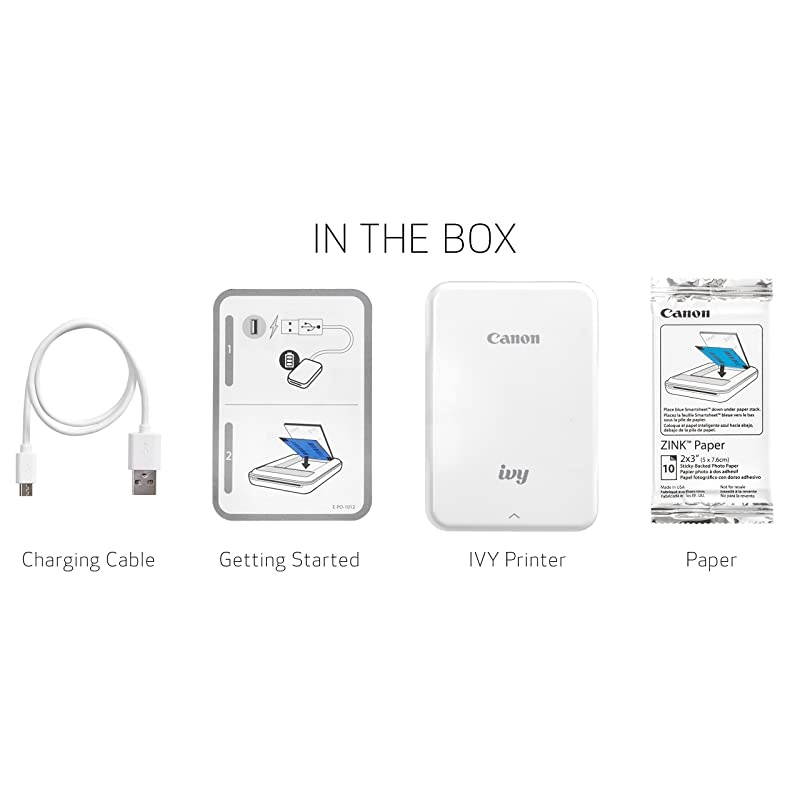IVY Mobile Mini Photo Printer through BluetoothR Rose Gold