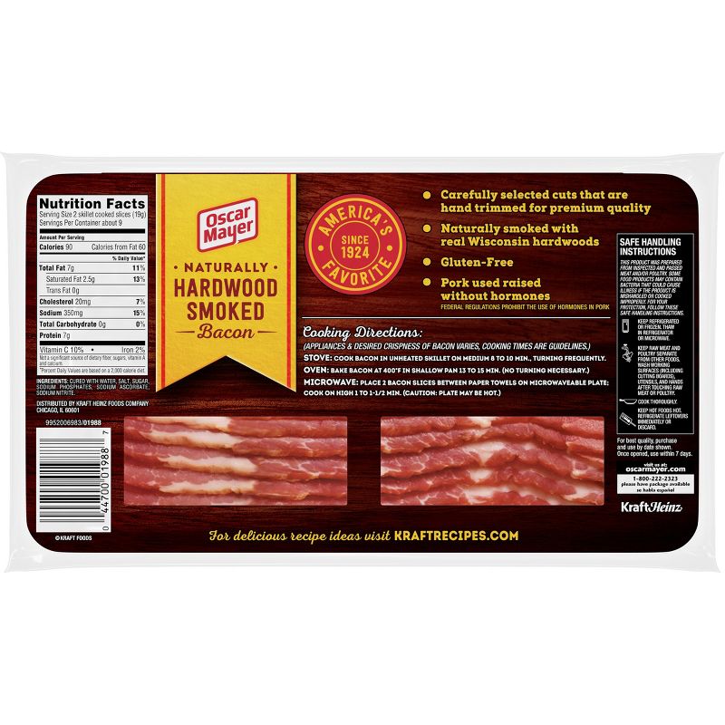 Oscar Mayer Hardwood Smoked Bacon - 16oz