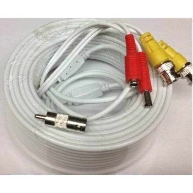 acelevel premium quality 60 feet video power bnc rca cable for defender cctv security cameras