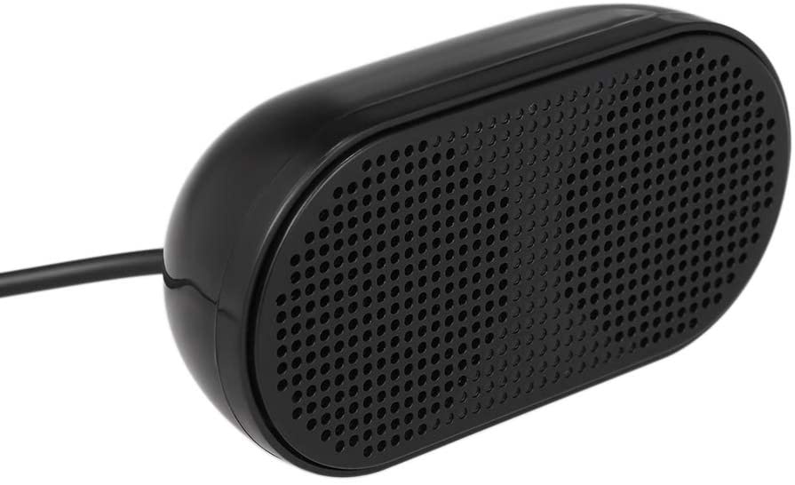 Docooler Computer Speaker USB Speaker Plug & Play Portable USB-Powered Speaker Double Horn 3W Output for PC Laptops