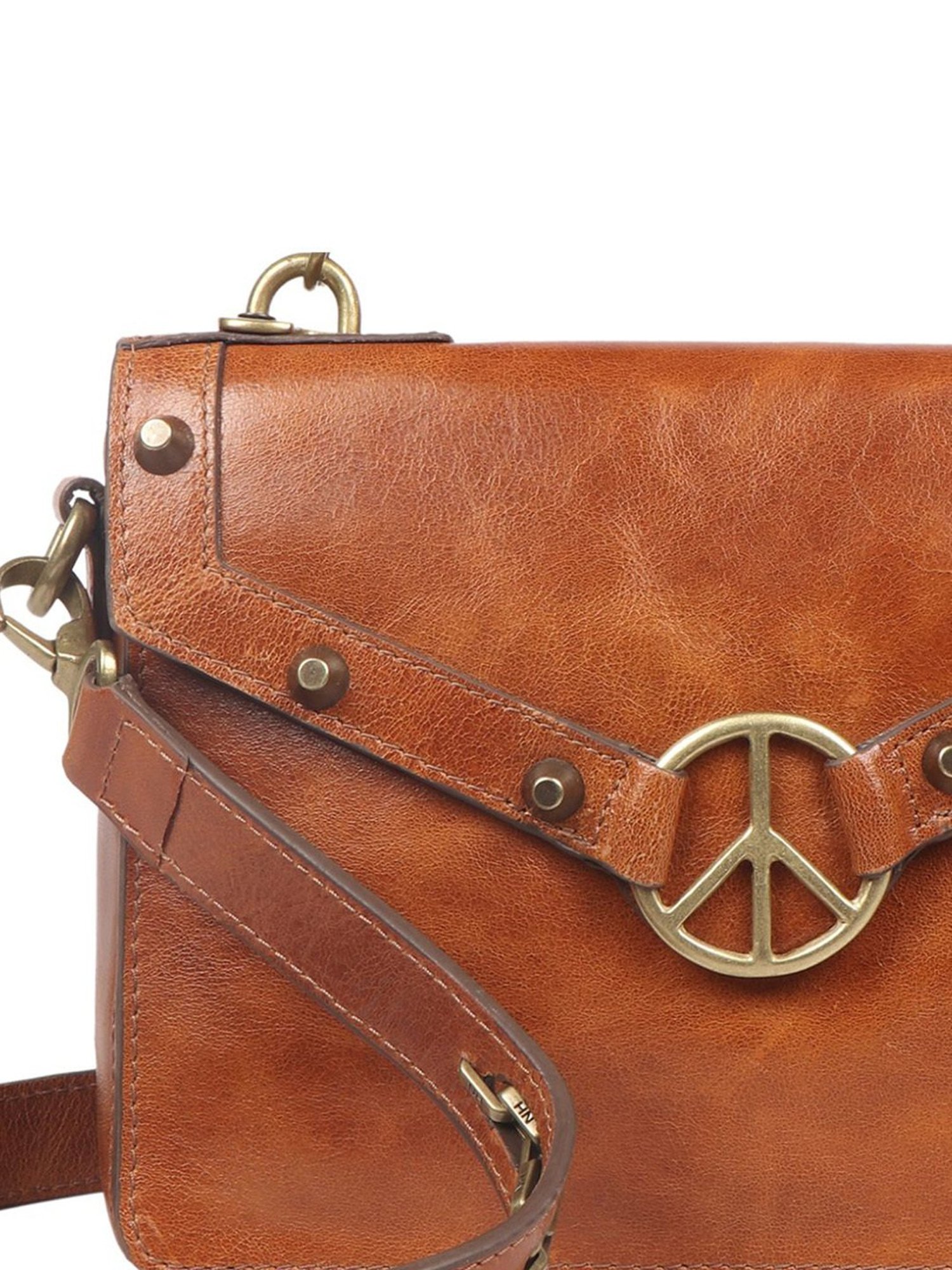 Hidesign Rebels Lenin 01 Cherokee Brown Solid Small Handbag