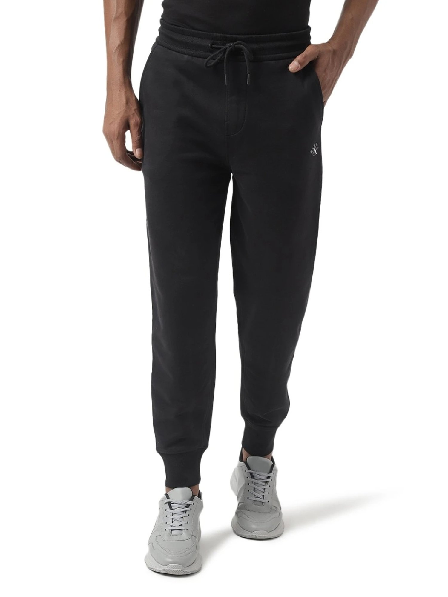 Parx Black Jogger Fit Joggers