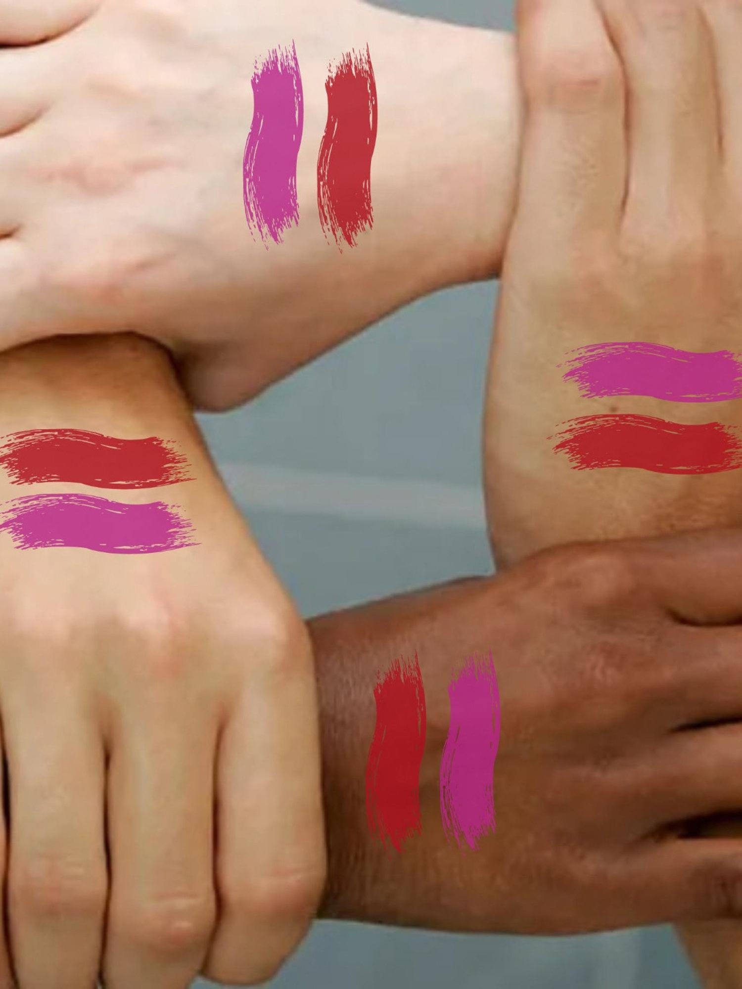 KINDED Liquid Lip Colour 02 More Magenta & 04 Brick Red Combo