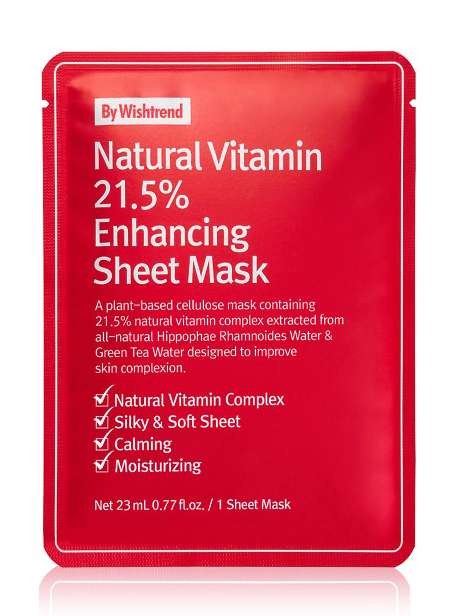 By Wishtrend Natural Vitamin 21.5% Enhancing Sheet Mask