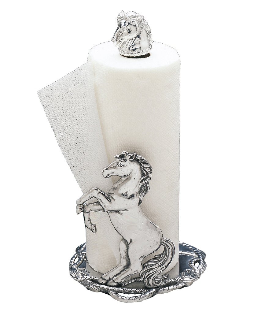 Arthur Court Horse Paper Towel Holder